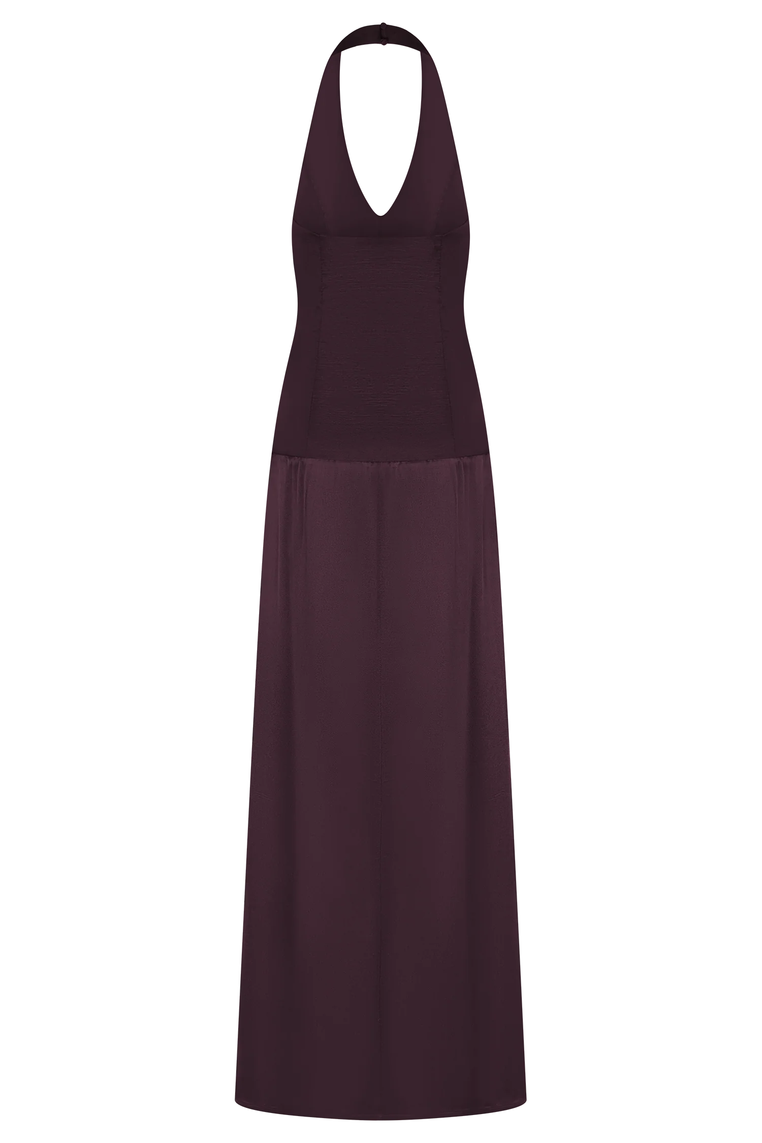 Maura Taffeta And Satin Maxi Dress - Wine - Image 7