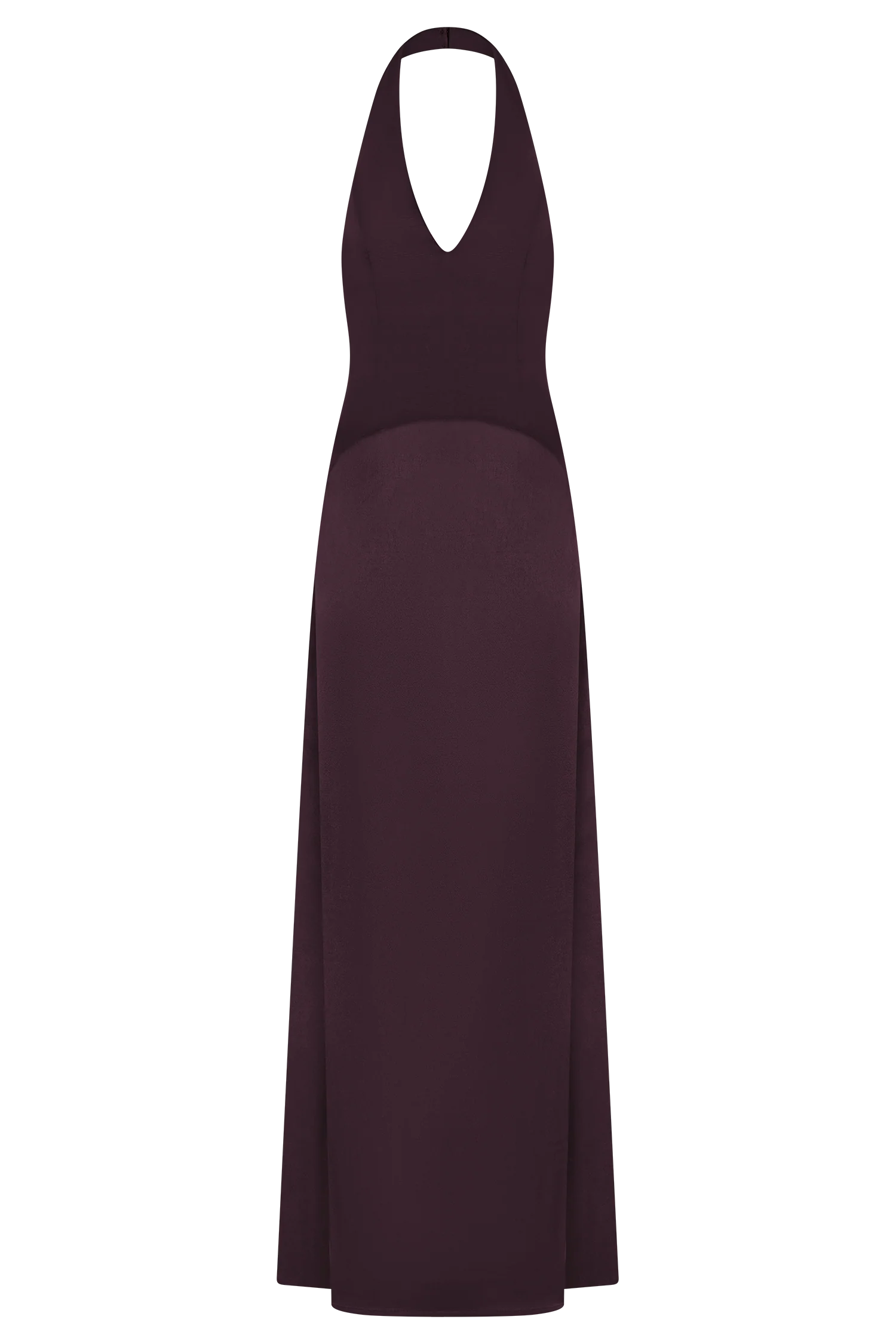 Maura Taffeta And Satin Maxi Dress - Wine - Image 8