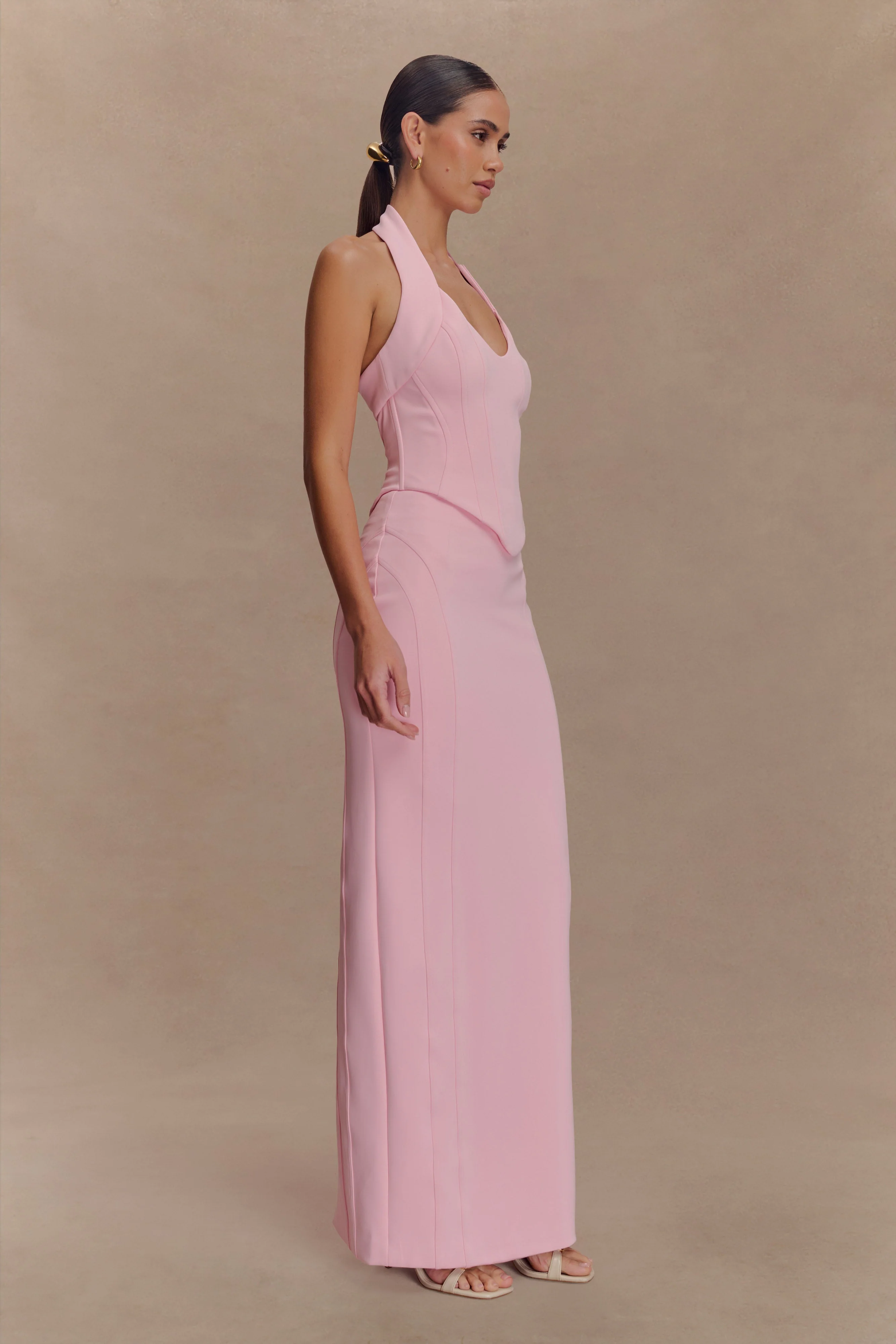 Meadow Corset Halter Top - Candy Pink - Image 6