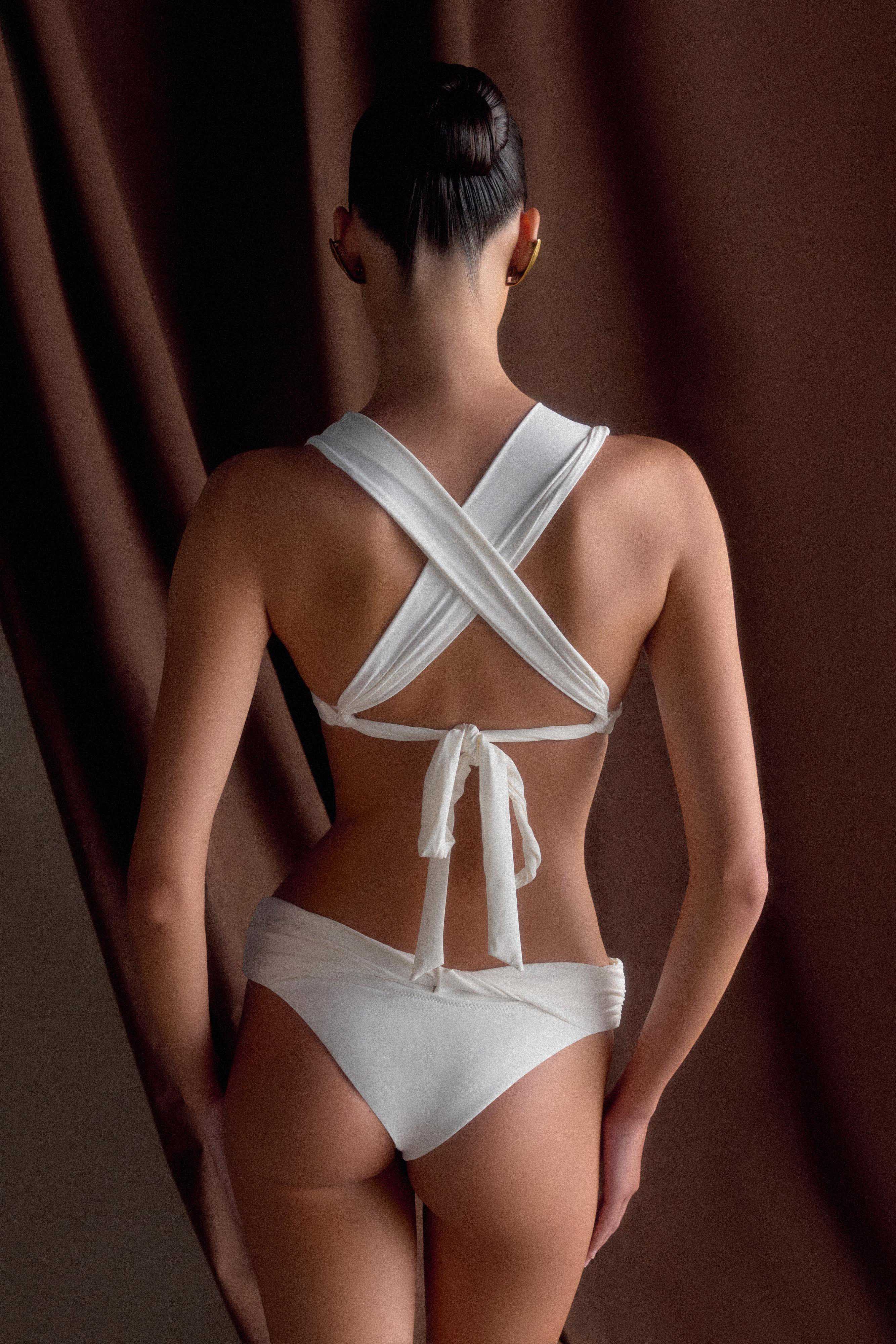 Merida Pearl Bikini Top - White - Image 2