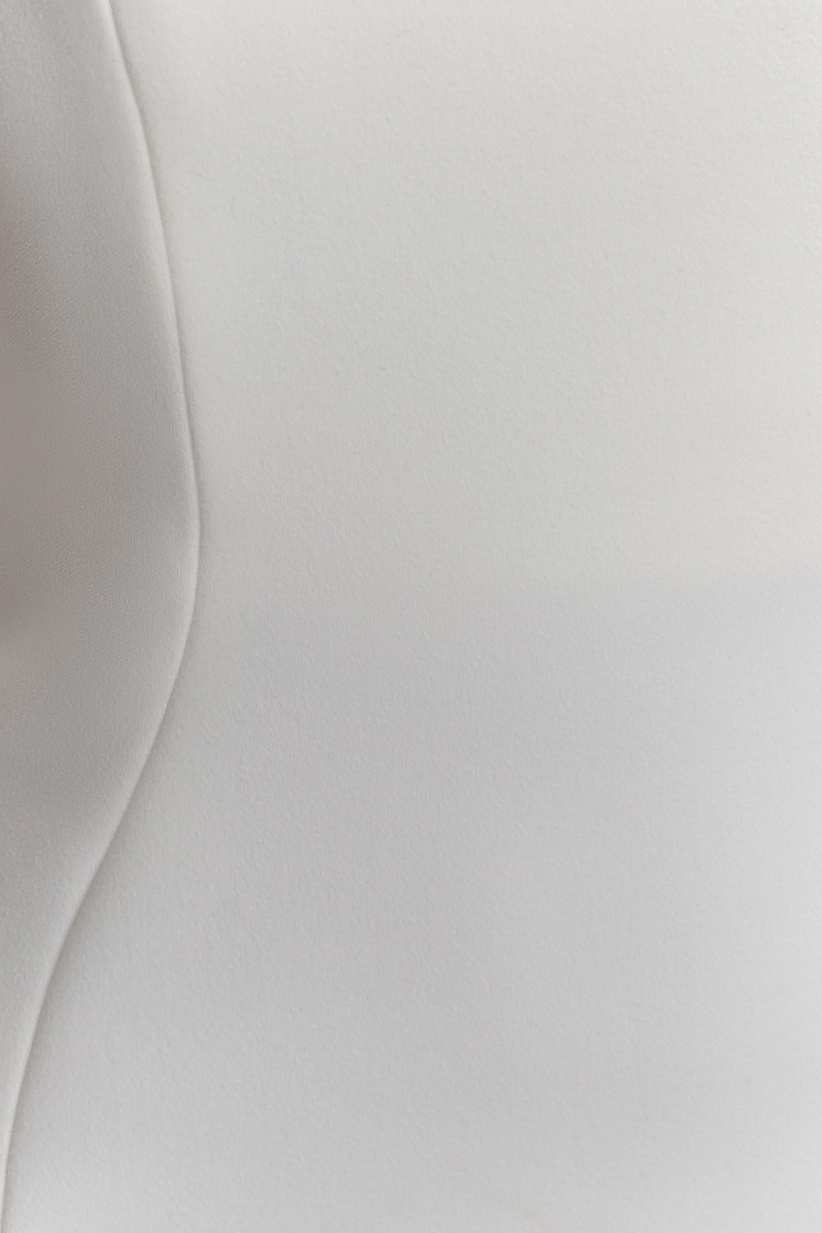 Milena One Shoulder Crepe Maxi Dress - White - Image 7