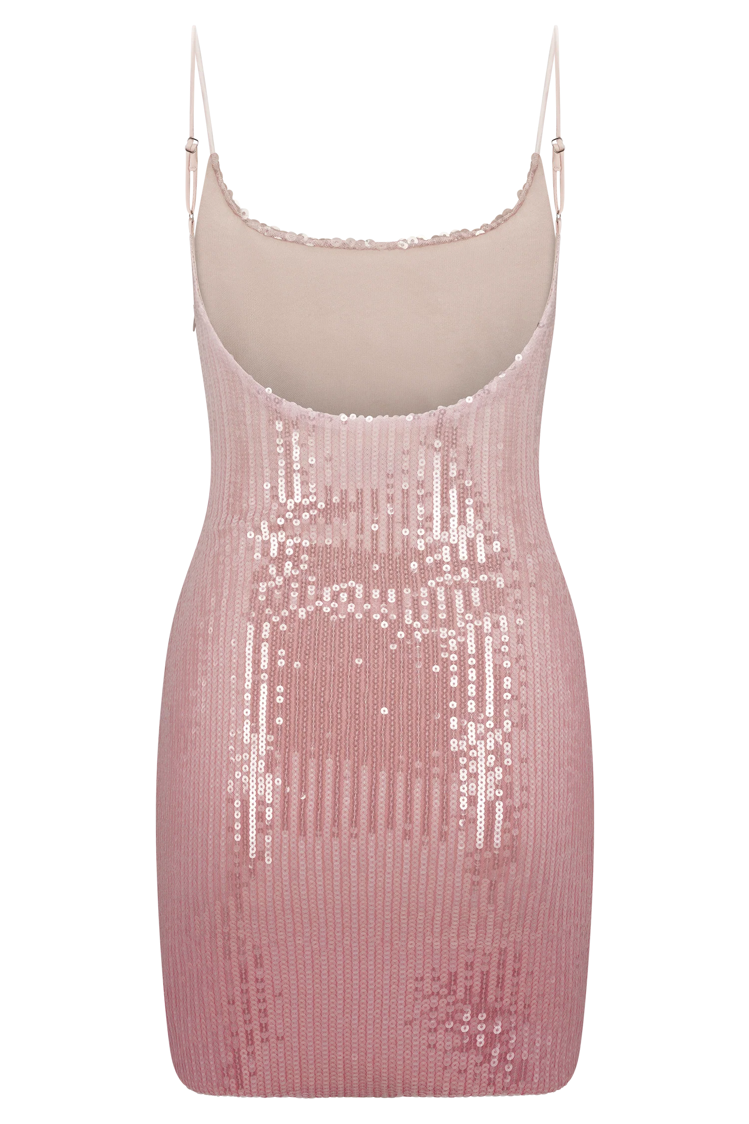 Mora Sequin Mini Dress - Ombre Pink - Image 10