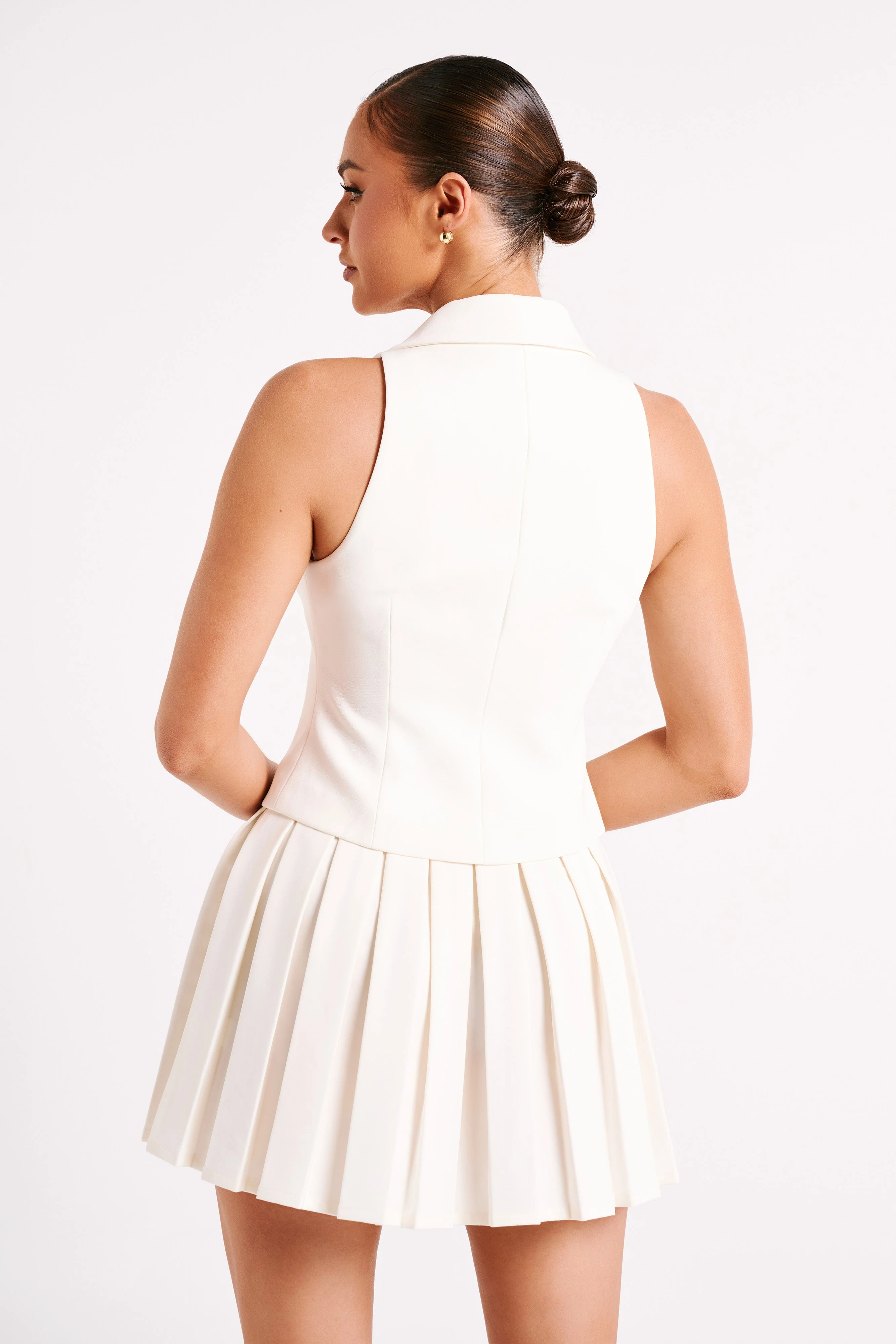 Mura Suiting Vest - Ivory - Image 4