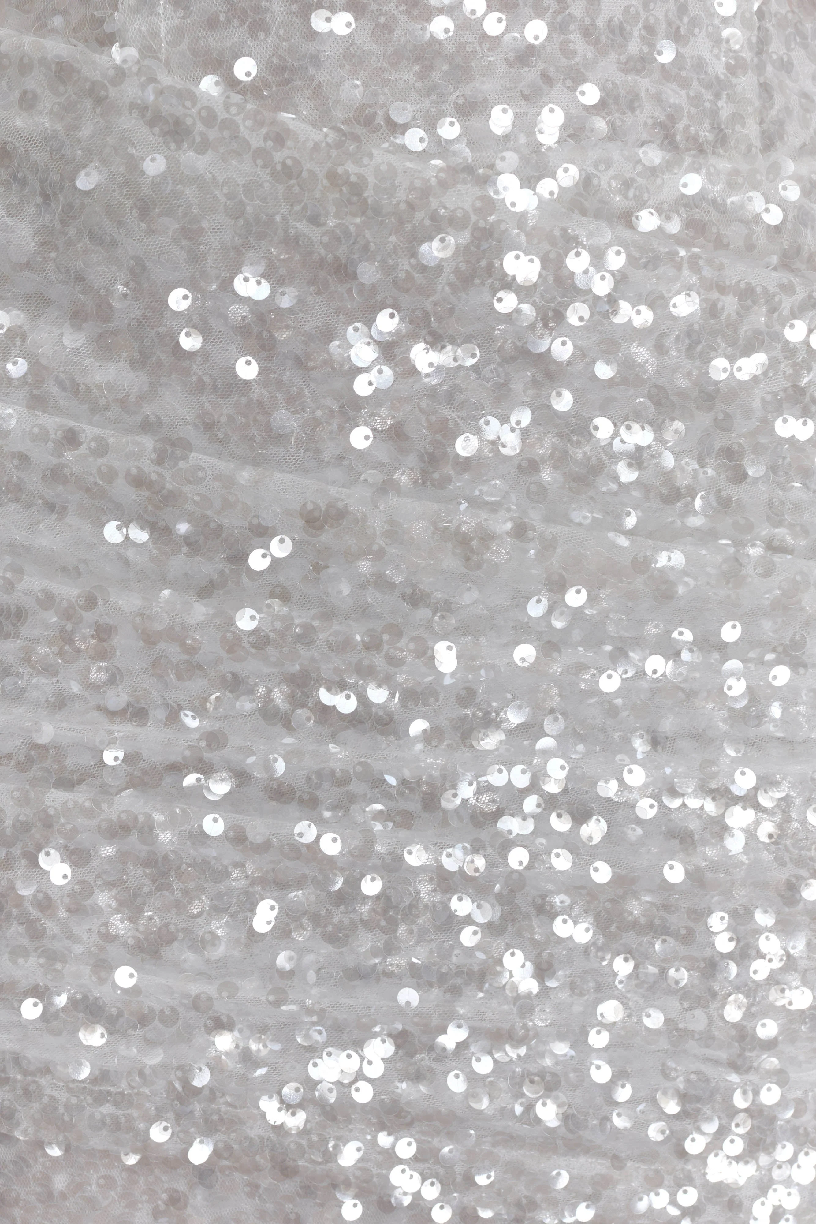 Nala Strapless Sequin Maxi Dress - Ivory - Image 8