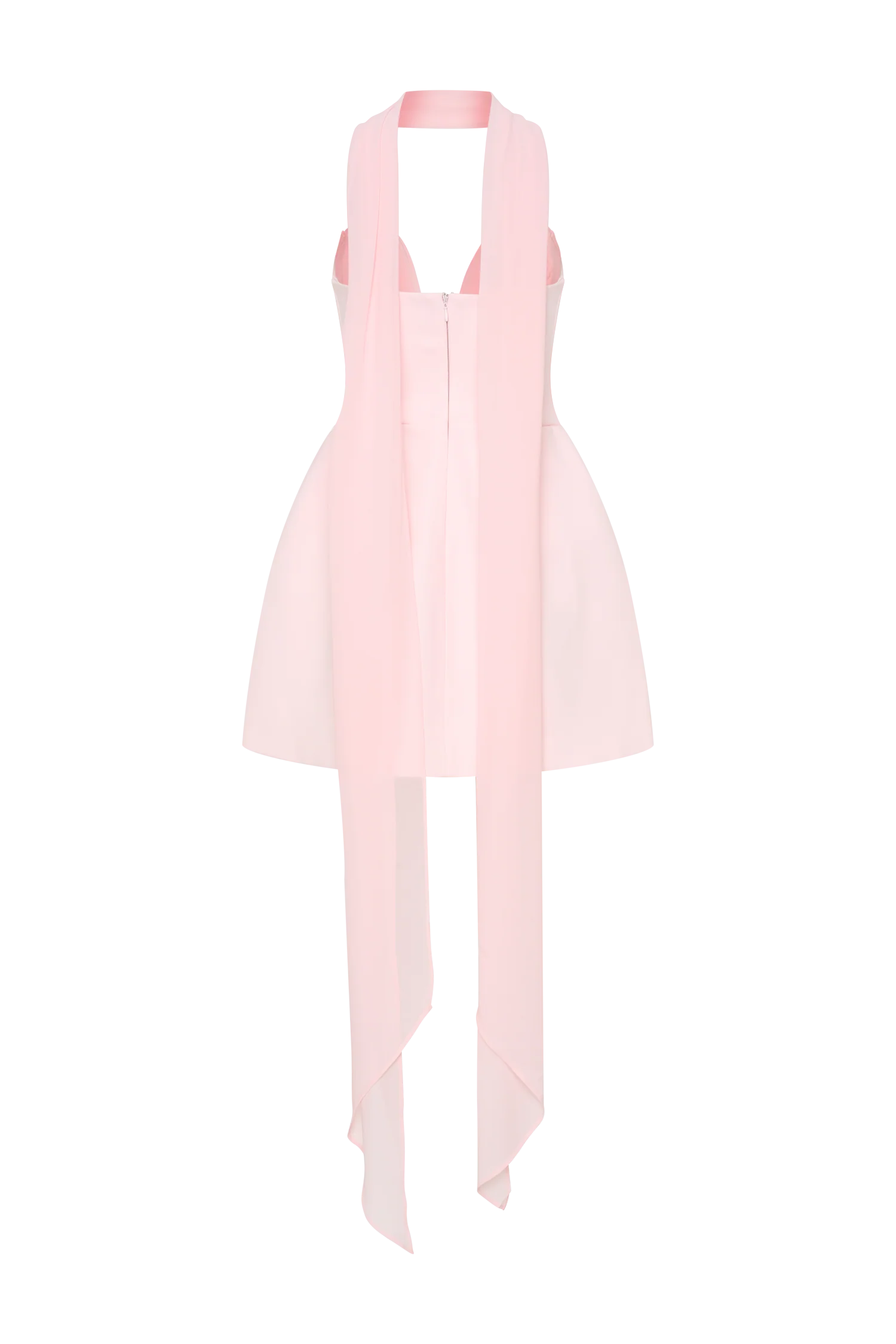 Orellia Strapless Suiting Mini Dress - Soft Pink - Image 15
