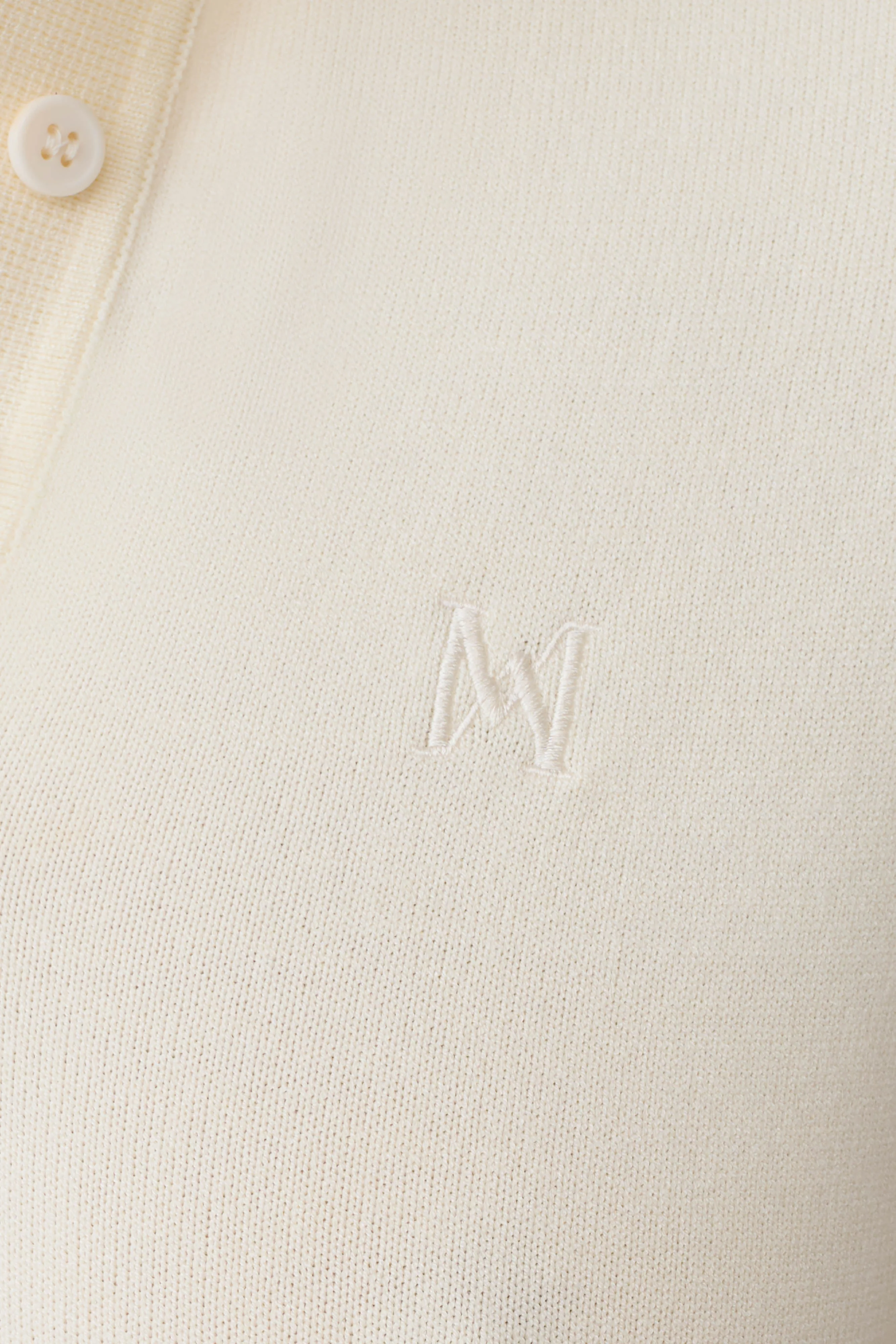 Philly Knit Button Up Top - Ivory - Image 11
