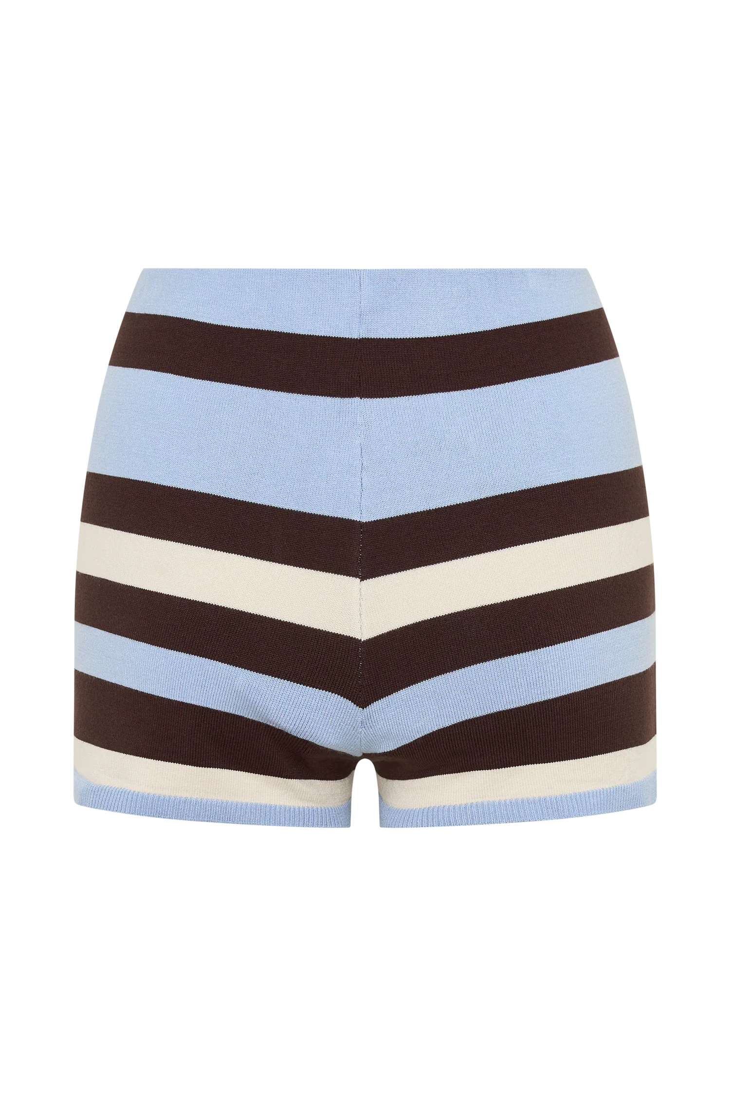 Philly Stripe Knit Short - Chocolate/Blue - Image 10