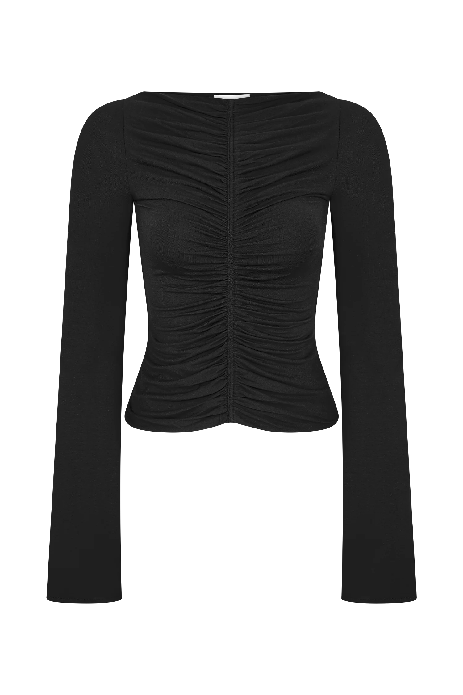 Preston Modal Long Sleeve Top - Black - Image 8