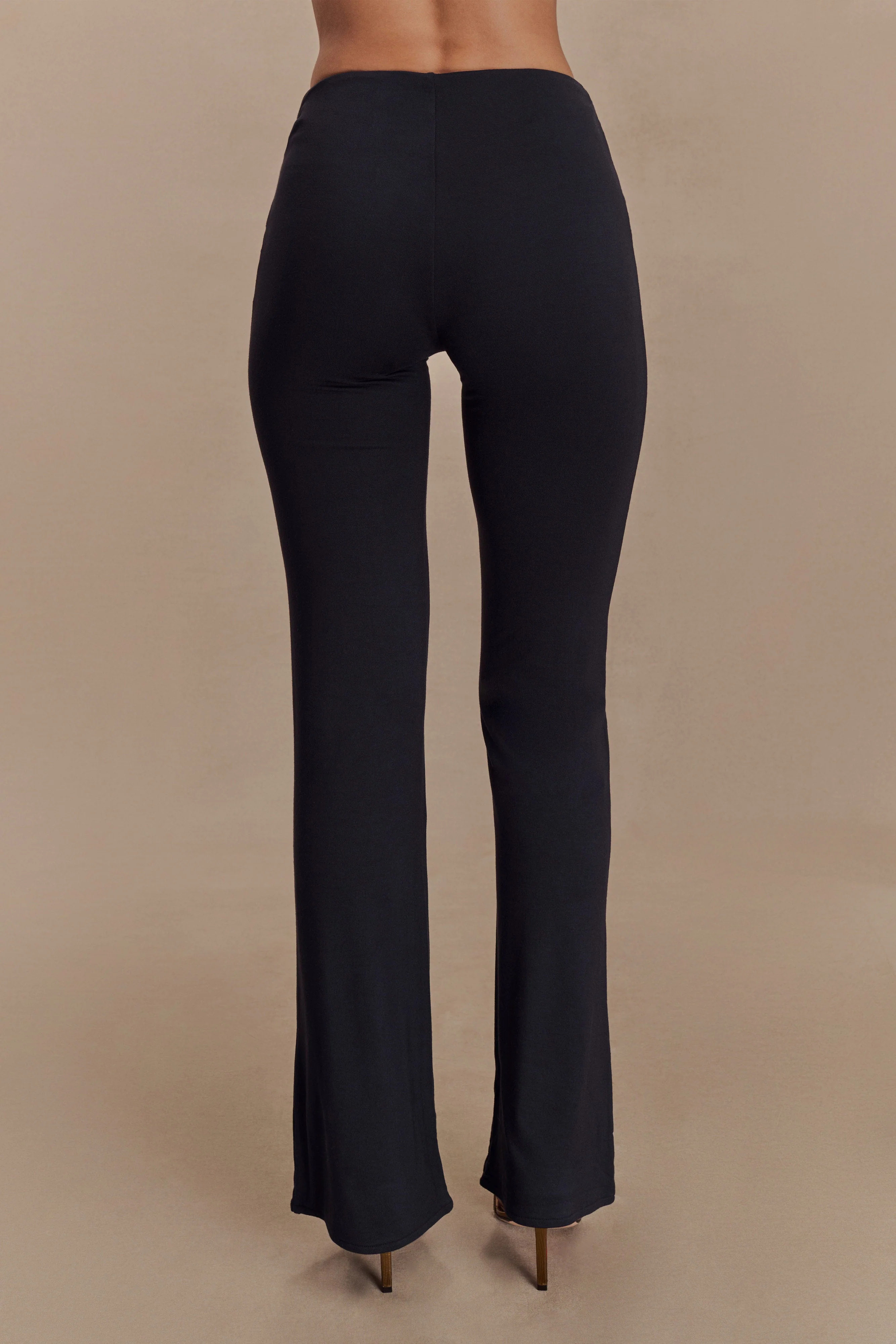 Preston Modal Straight Leg Pants - Black - Image 2