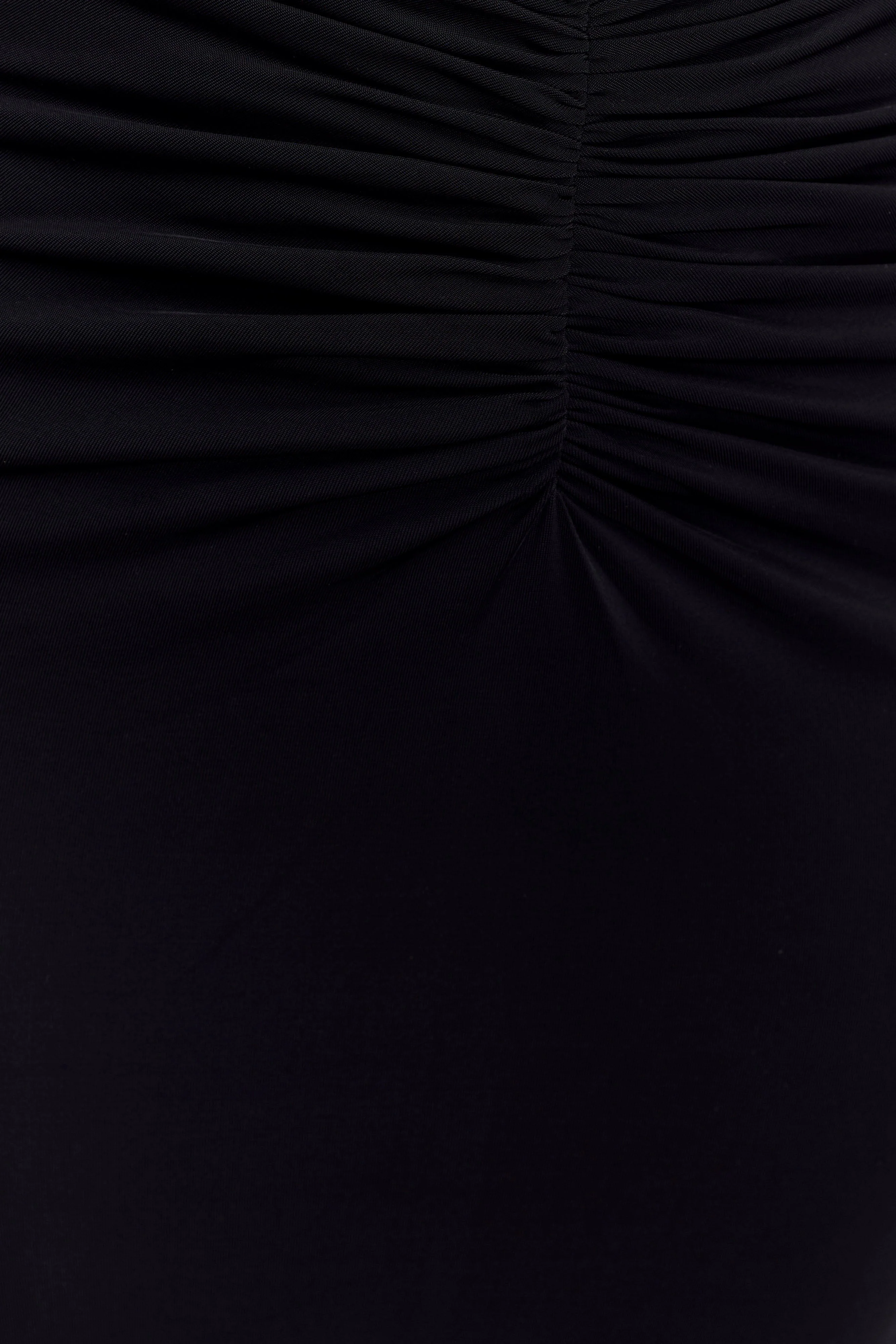 Rafaella Slinky And Mesh Maxi Dress - Black - Image 5
