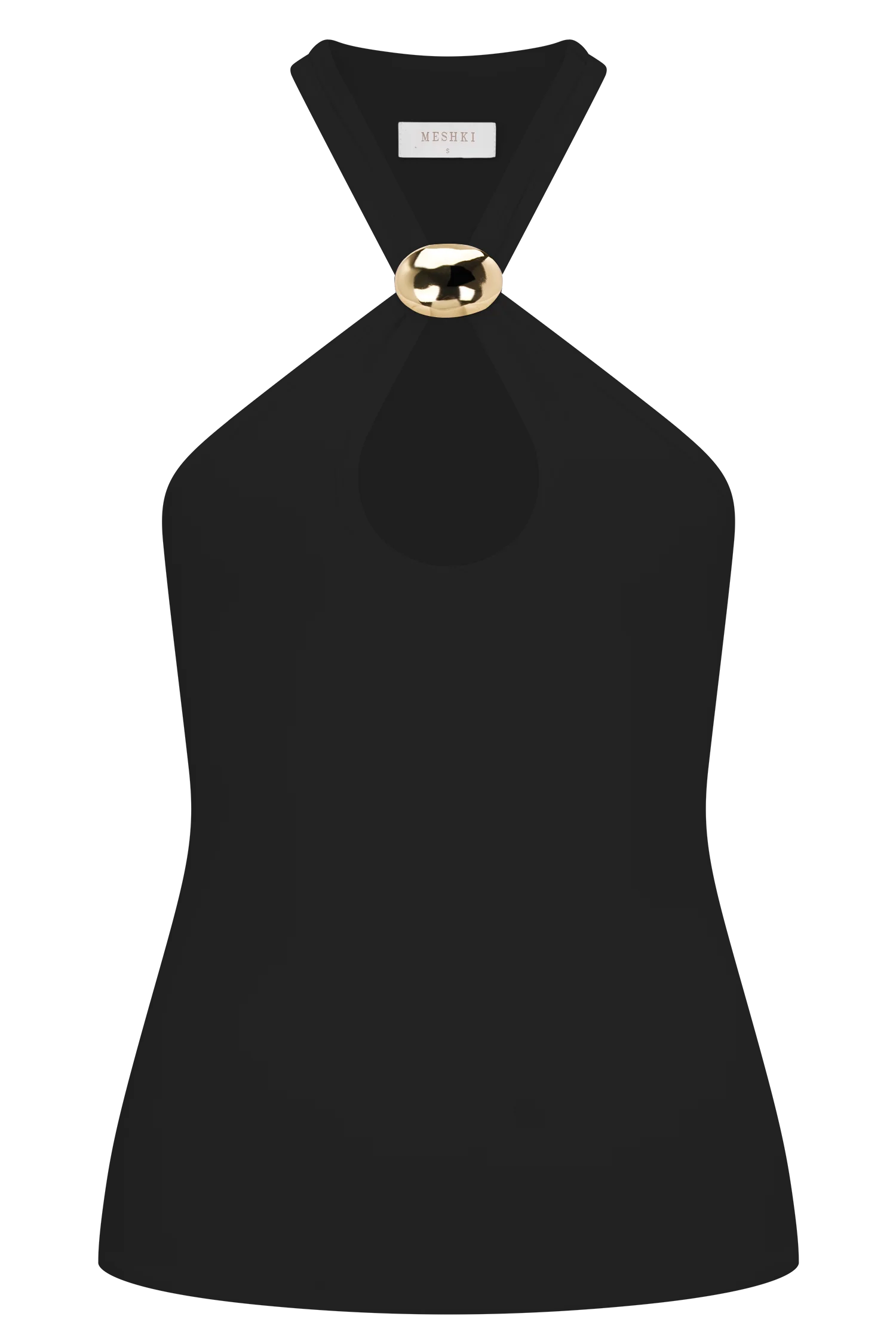 Ramona Modal Tank Top With Hardware - Black - Image 8