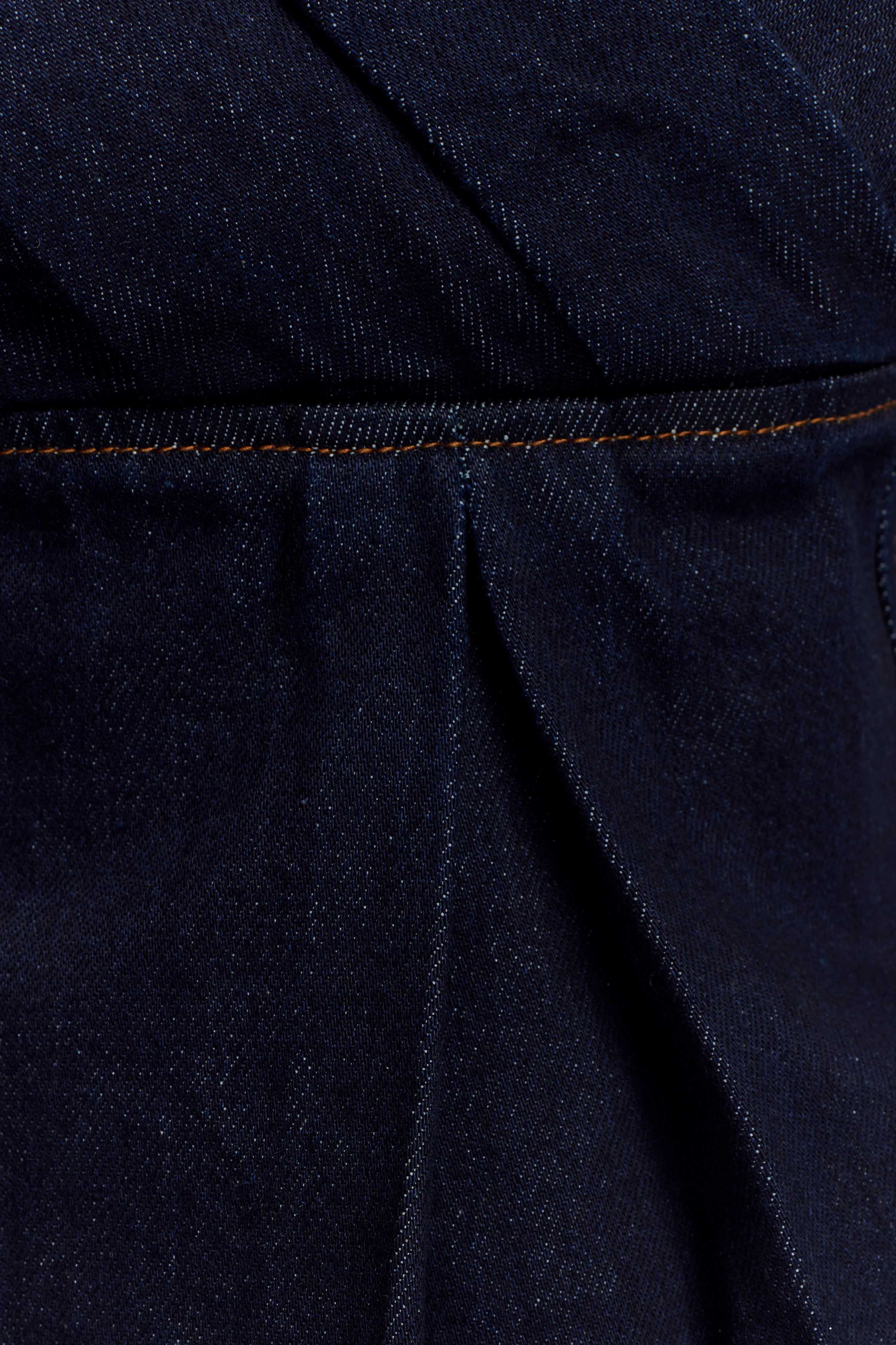 Rayne Off Shoulder Denim Top - Indigo Blue - Image 7