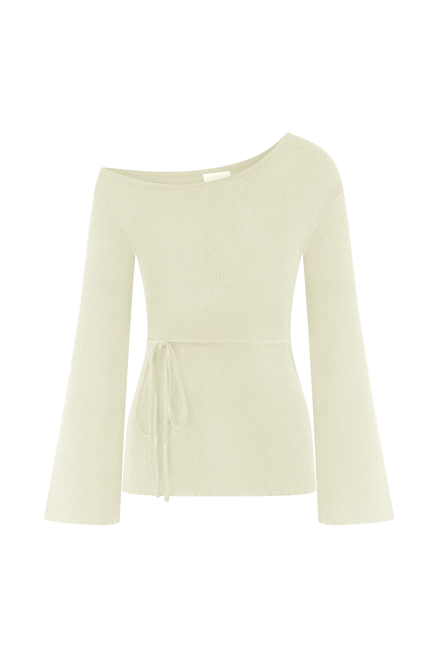 Reagan Off Shoulder Knit Top - White - Image 10