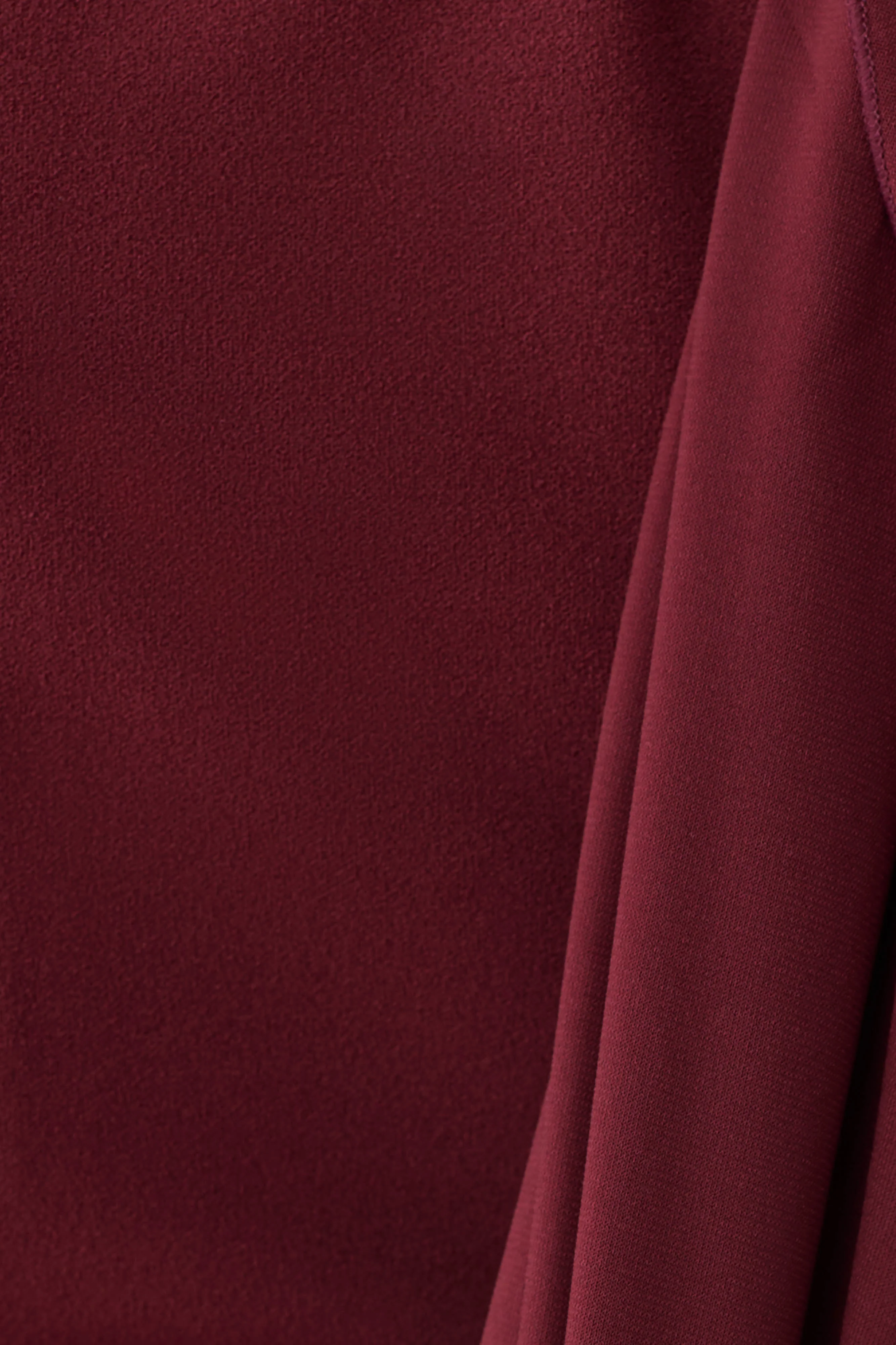 Rhea Detachable Cape Jersey Maxi Dress - Wine - Image 9