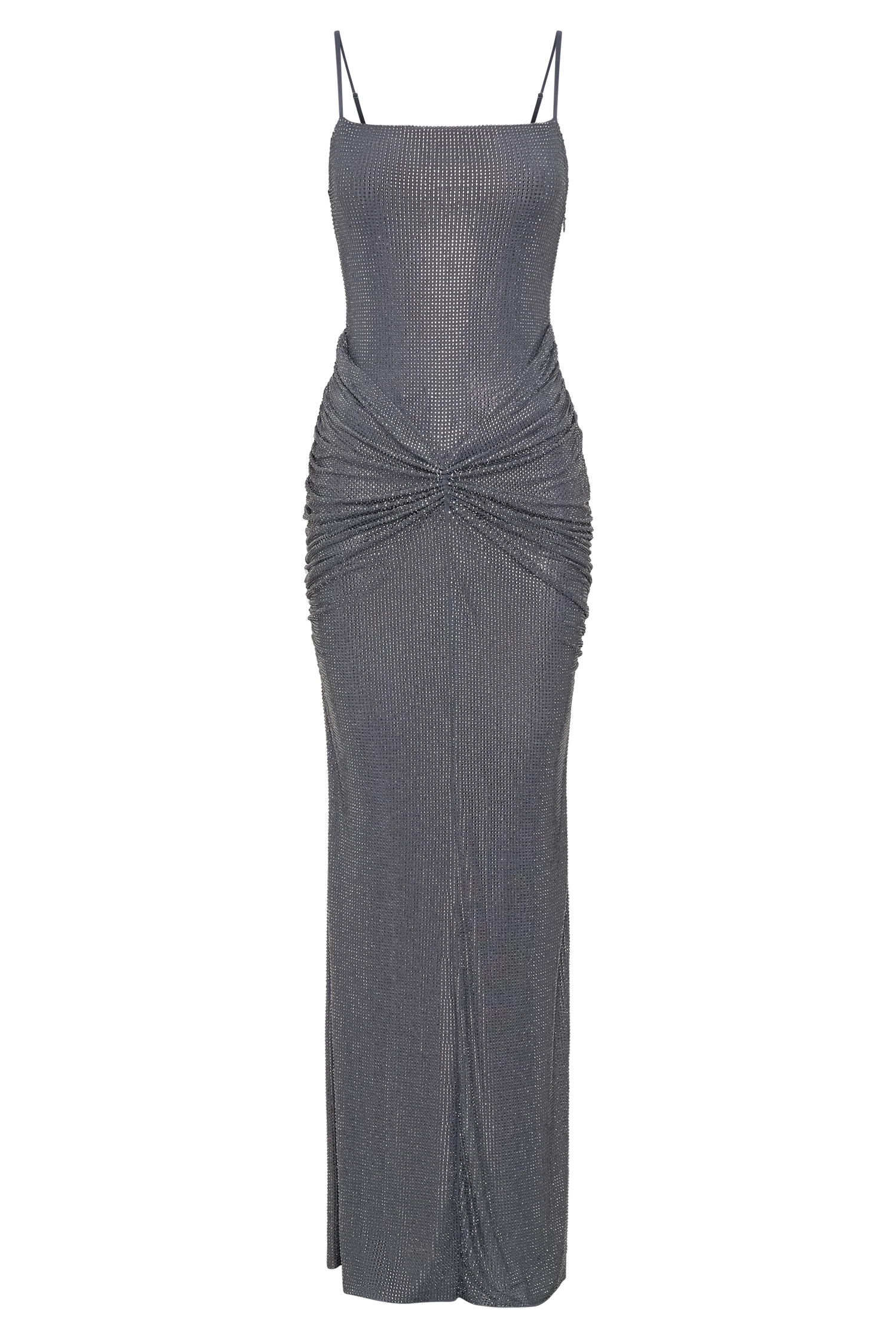 Roisin Diamante Maxi Dress - Gunmetal - Image 7