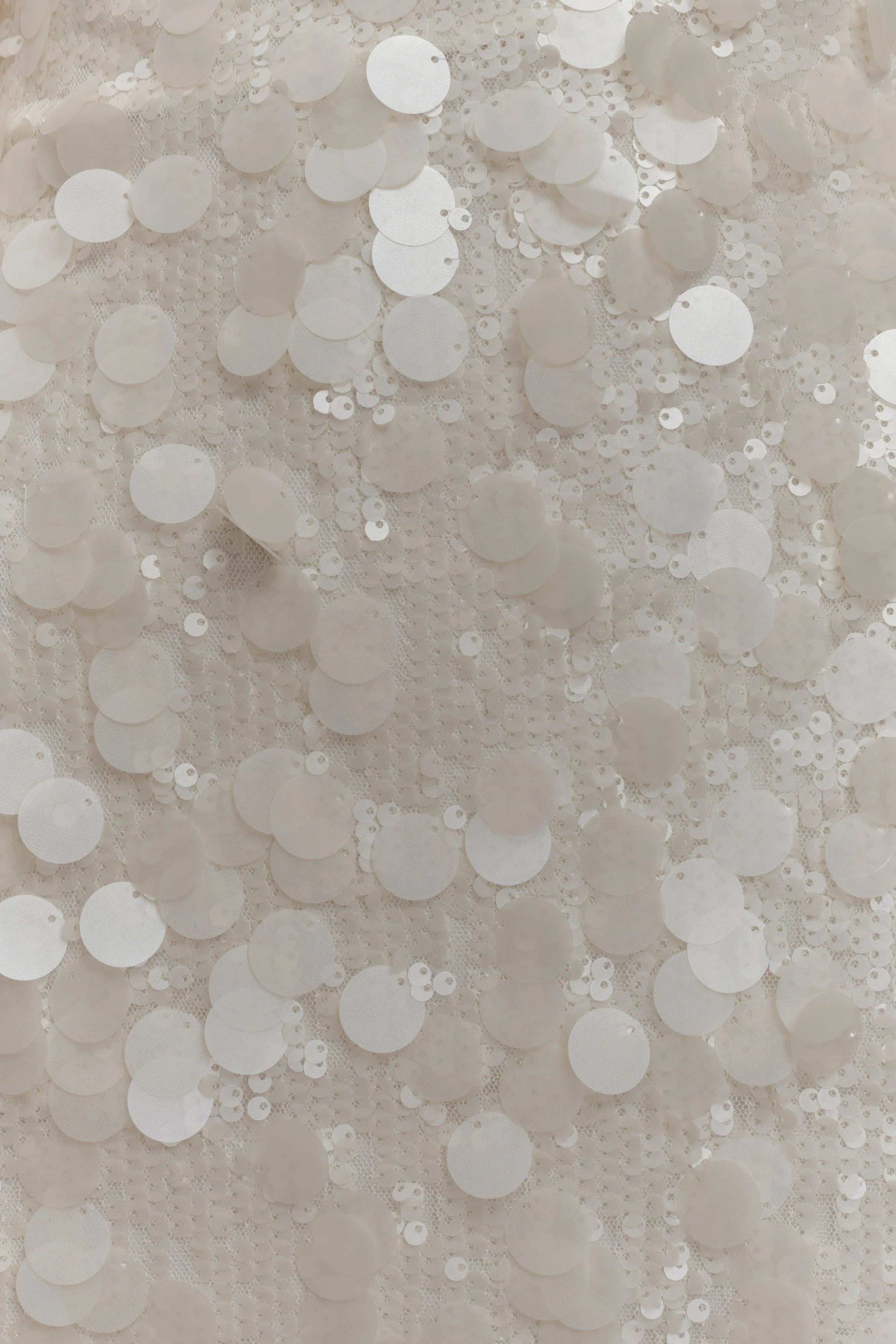 Romilly Sequin Mini Dress - Ivory - Image 8