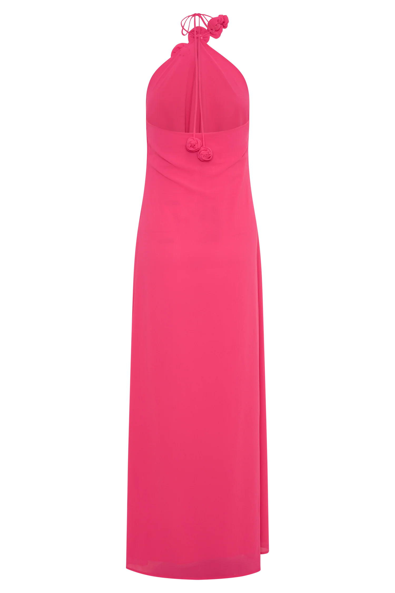 Rosalia Cowl Neck Maxi Dress - Raspberry - Image 8