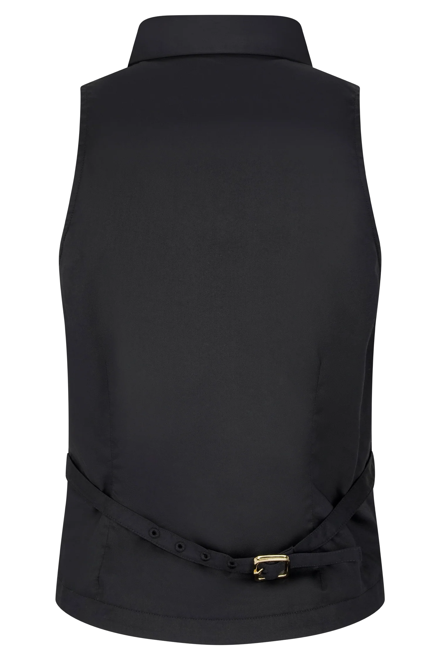 Selene Sleeveless Halter Shirt - Black - Image 8
