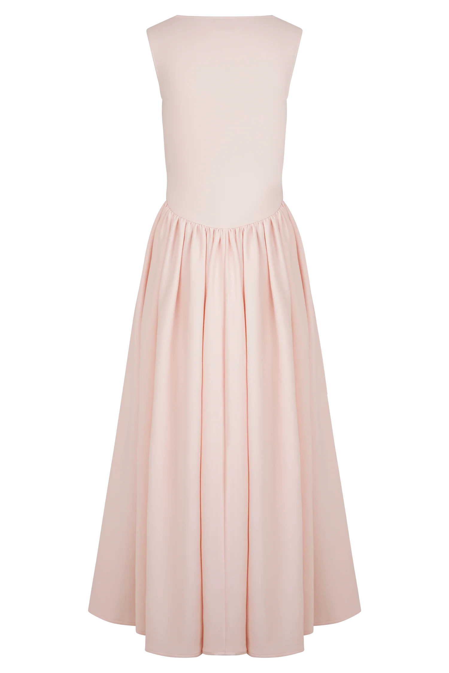 Sharon Scuba Jersey Midi Dress - Ballet Pink - Image 7