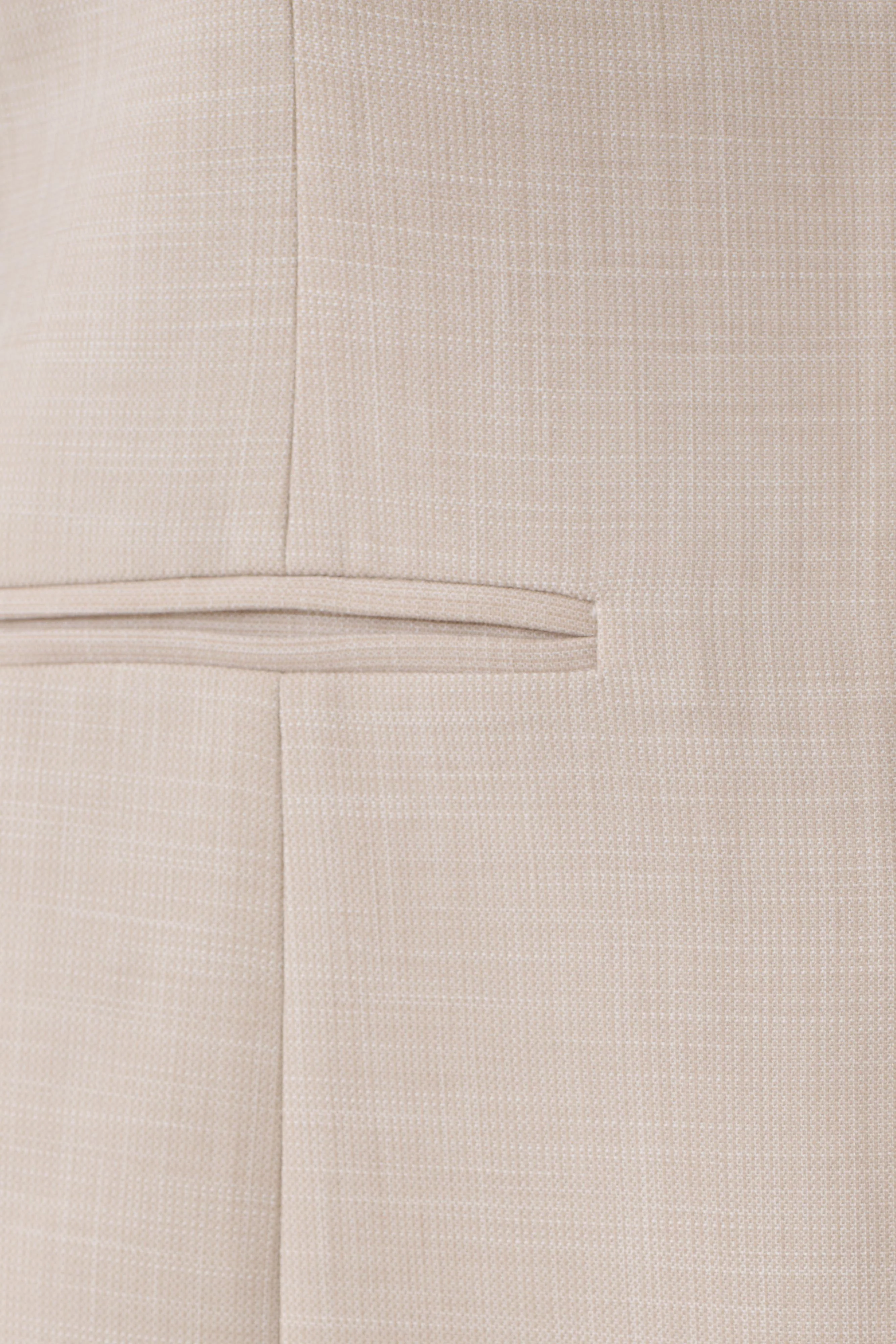 Solenne Collarless Suiting Blazer - Natural Marle - Image 7