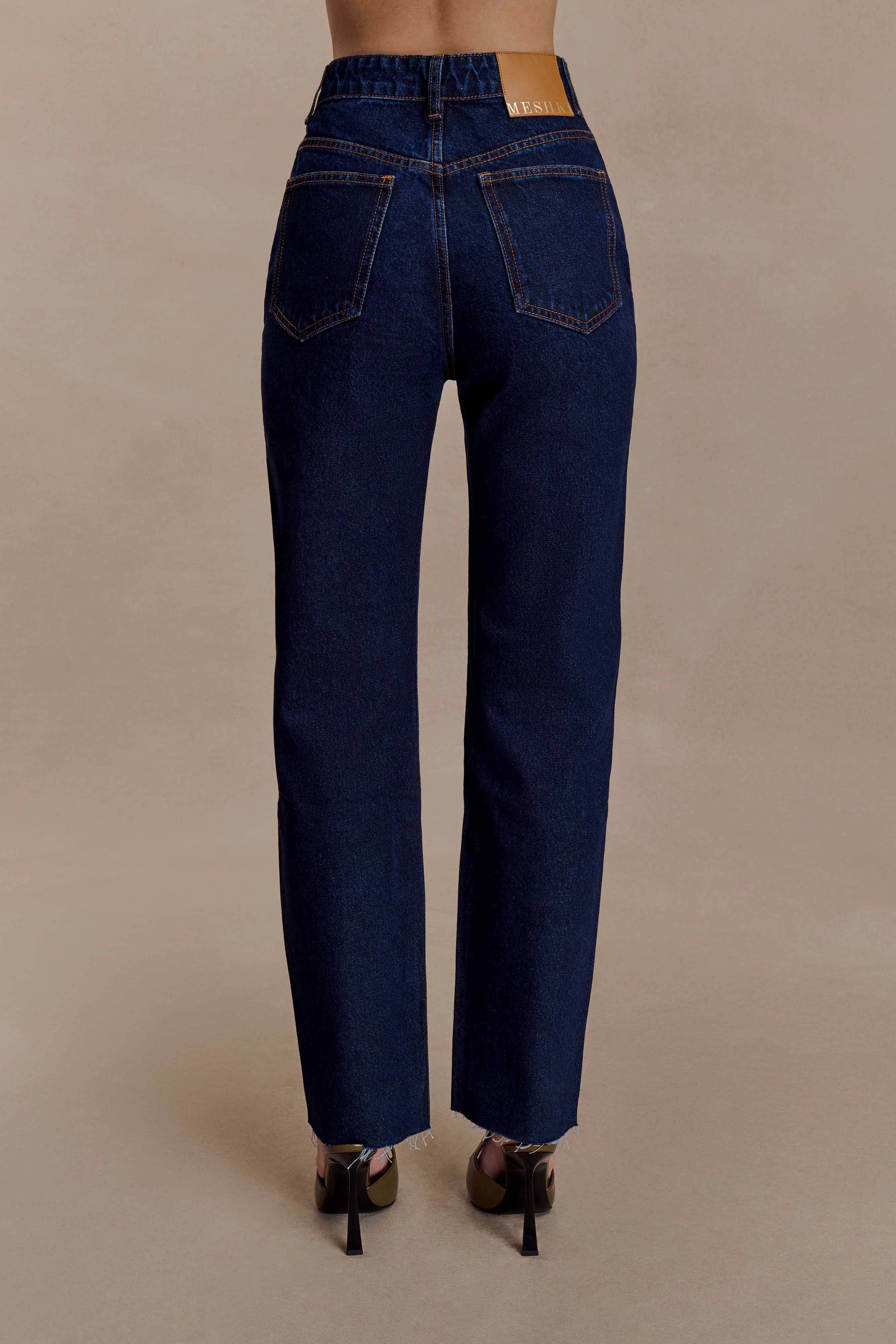 Tina Mom Jean - Indigo Blue - Image 5
