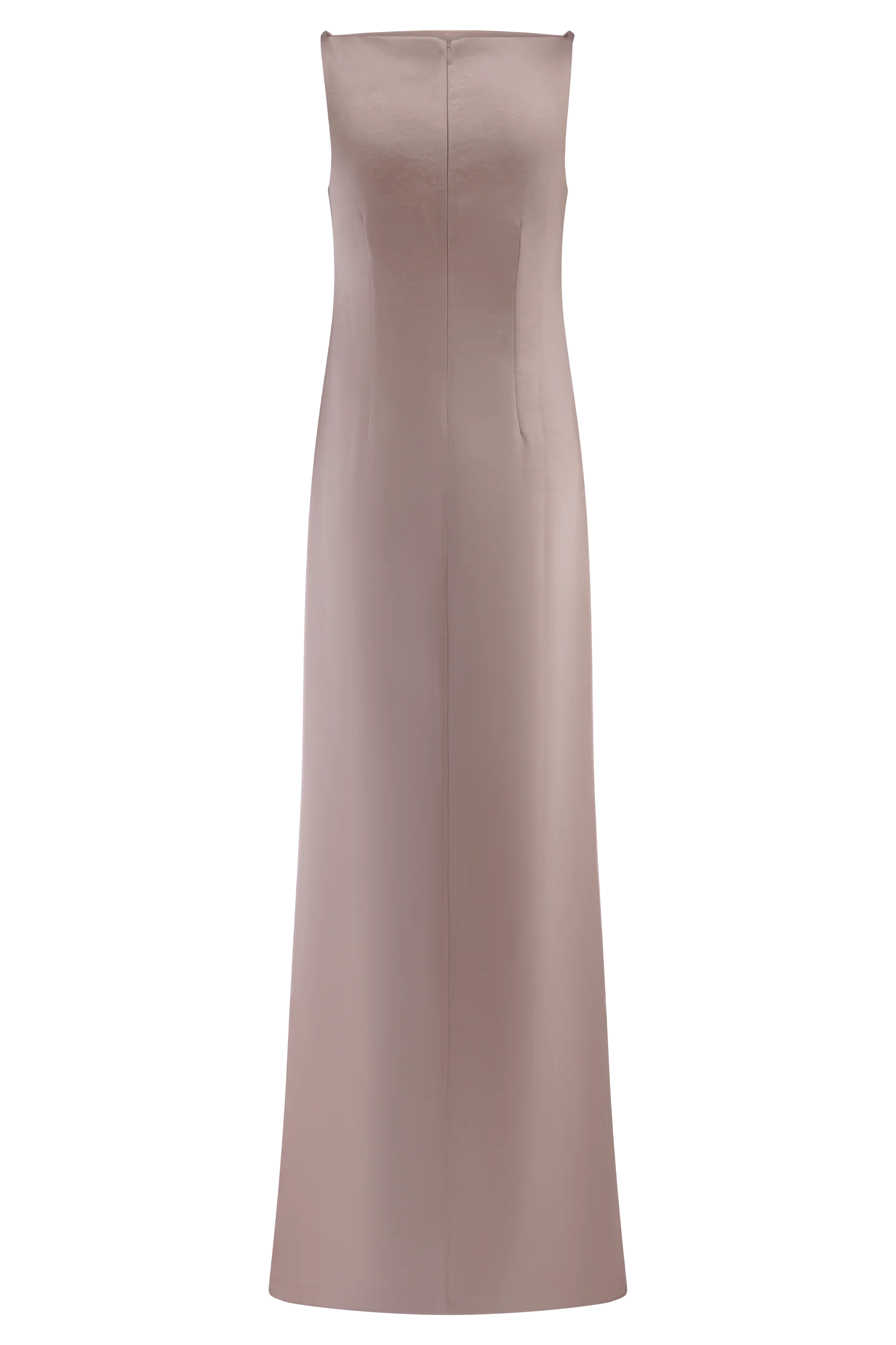 Violet Sleeveless Satin Maxi Dress - Soft Pink - Image 13