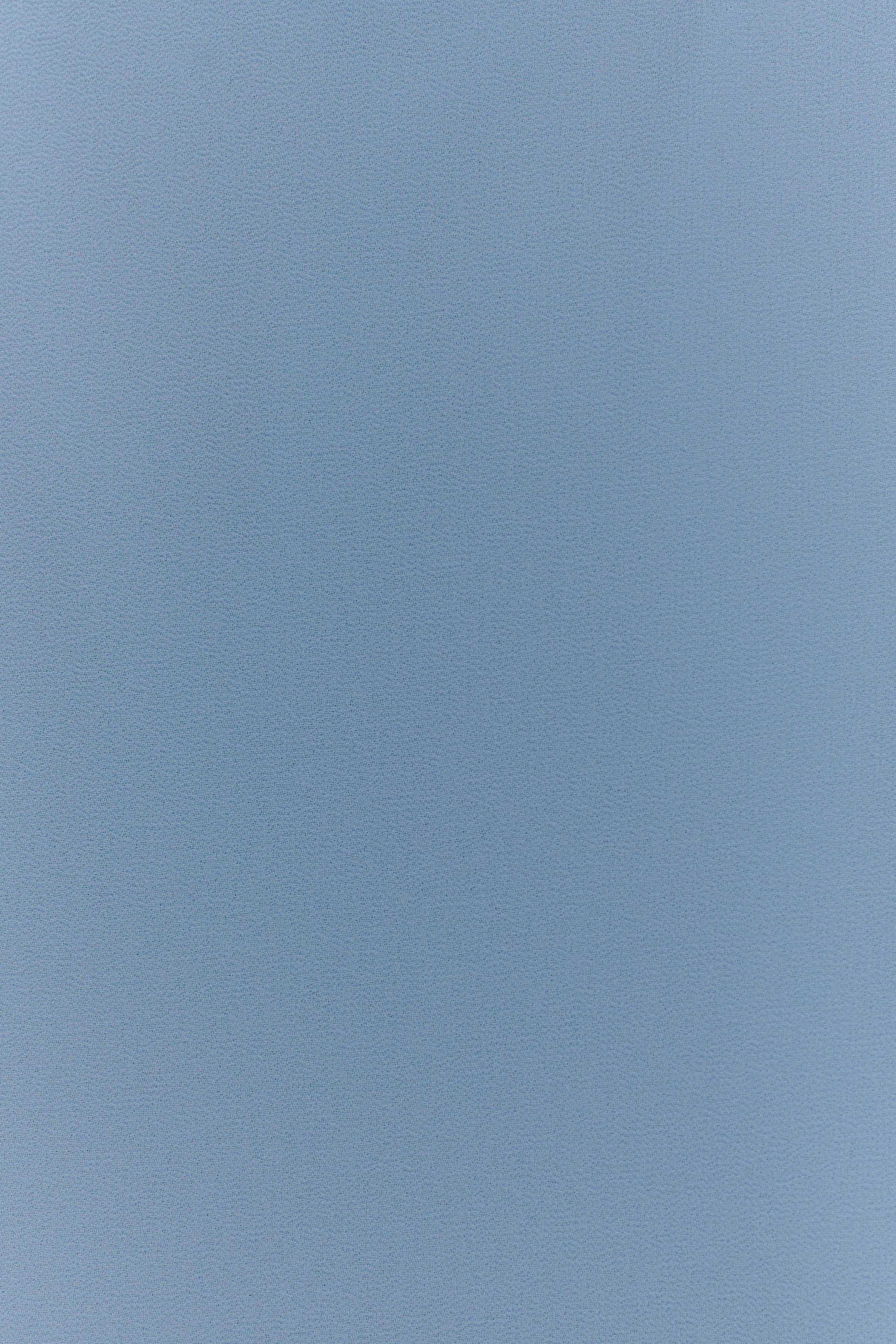Wynter Scarf Draped Mini Dress - Sky Blue - Image 4