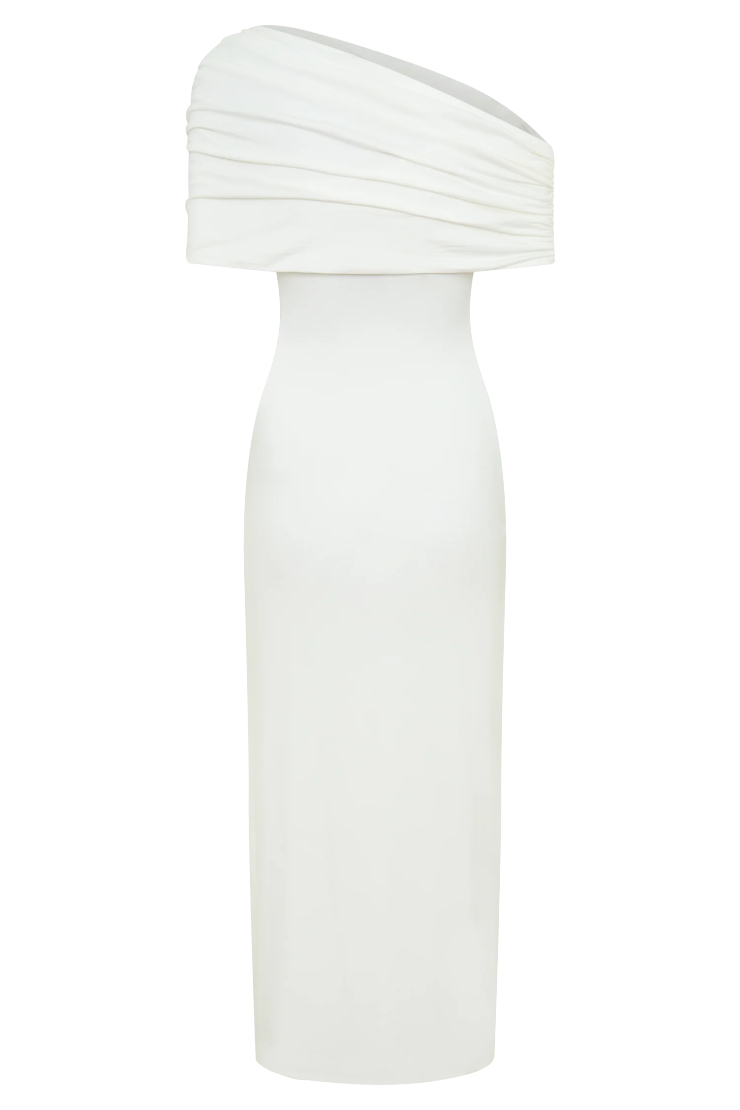 Zandie Cashmere Blend Knit Midi Dress - Ivory - Image 9