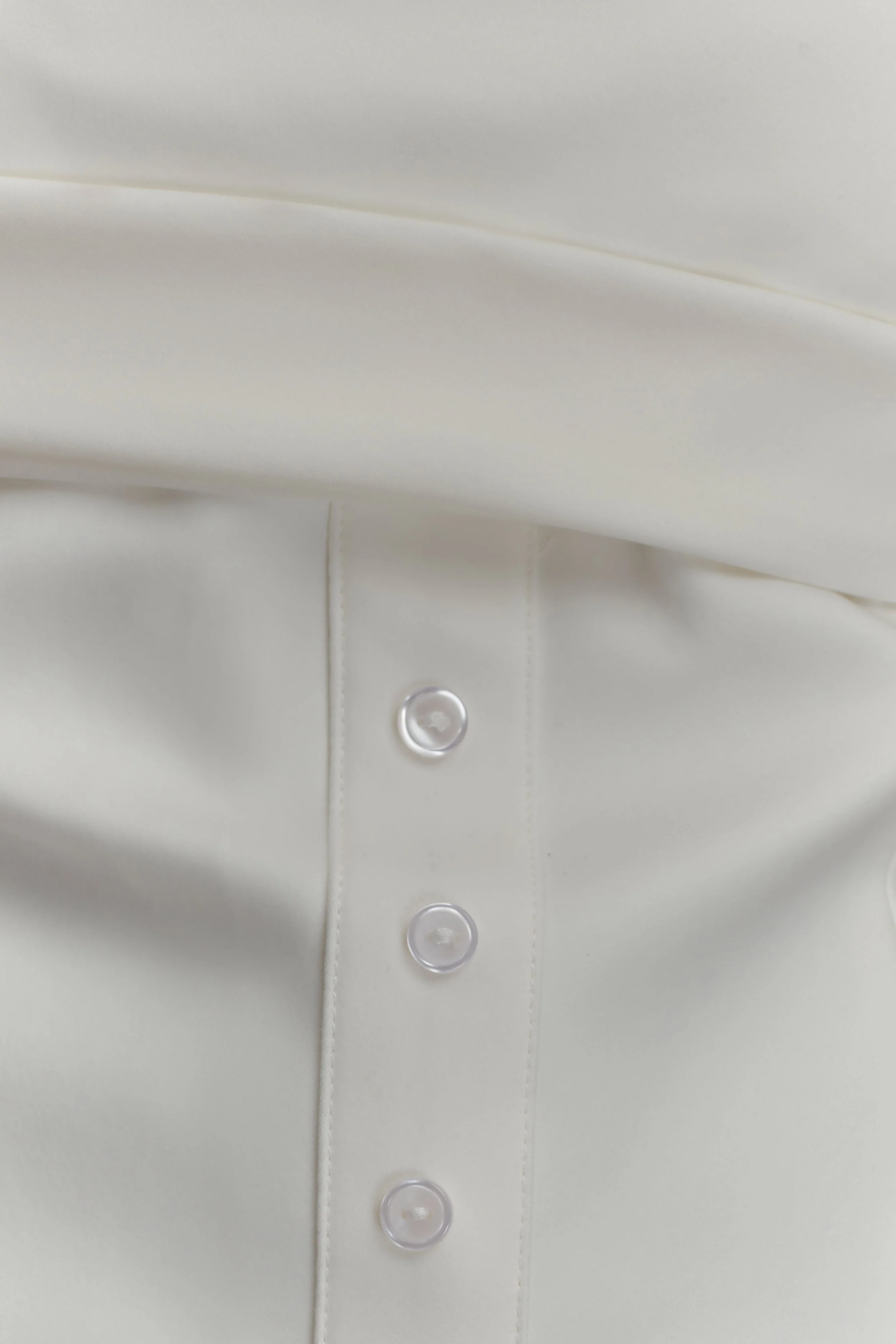 Zillah Strapless Cotton Top - White - Image 7
